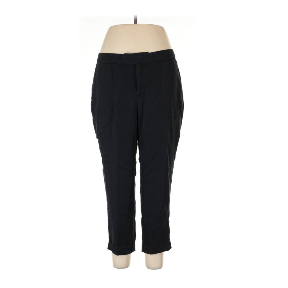 rag & bone Black Cropped Trousers Size 12